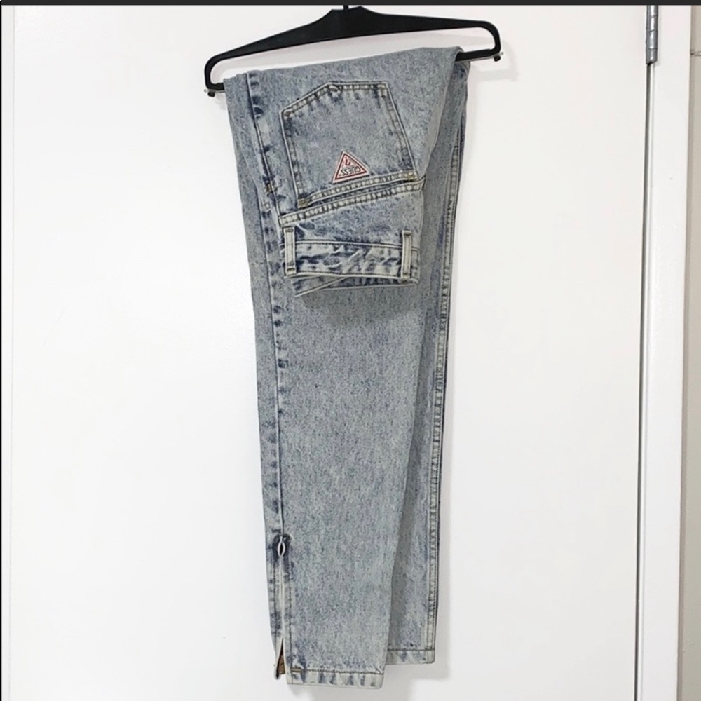 Vintage high waste vioper leg guess jean 28 skinny